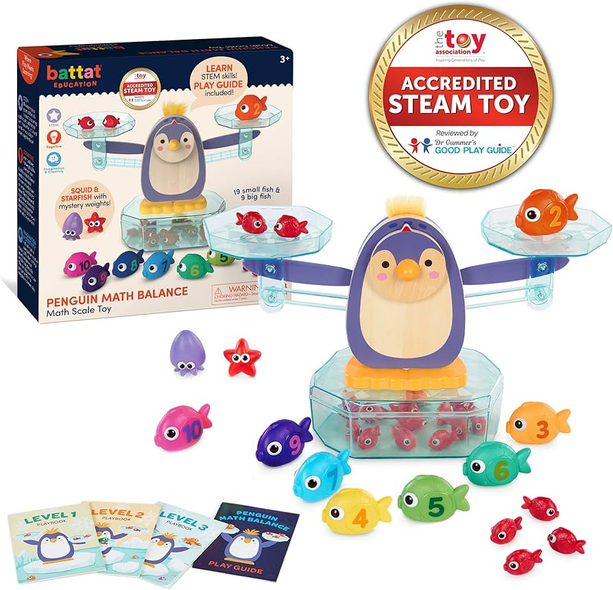 Battat Education – Balance Scale for Kids – Math Toys – Kids Math Games – Counting Toys ... | Amazon (US)