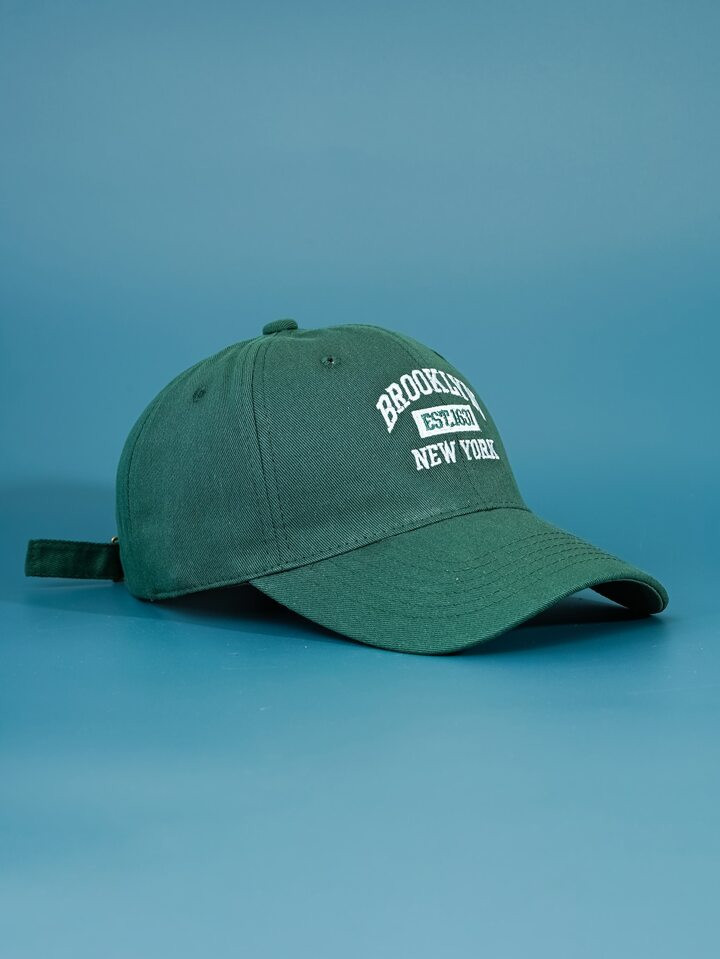 1pc Women's Adjustable Baseball Cap With Letter Embroidery, Fashion Unisex Duckbill Hat | SHEIN