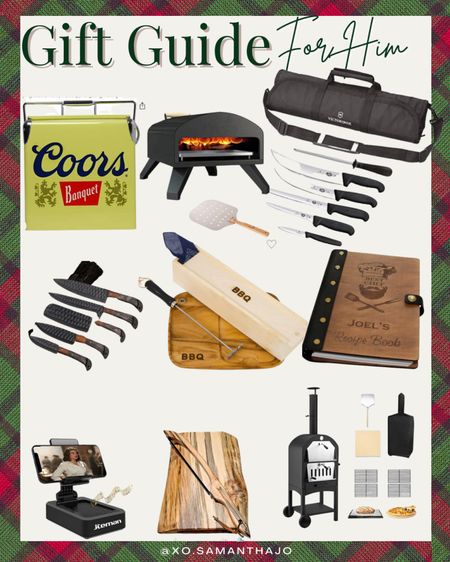 Men’s gifts 
Coors cooler - pizza oven - knives set - receipted book - Amazon gifts for men - etsy gifts - bbq accessories - gifts for dad - gifts for husband - gifts for grandpa 

#LTKGiftGuide #LTKCyberweek #LTKhome