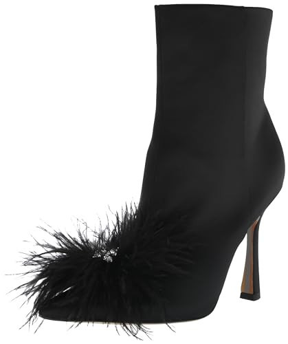 Sam Edelman Ency Ankle Boot Black Satin 5 Medium | Amazon (US)