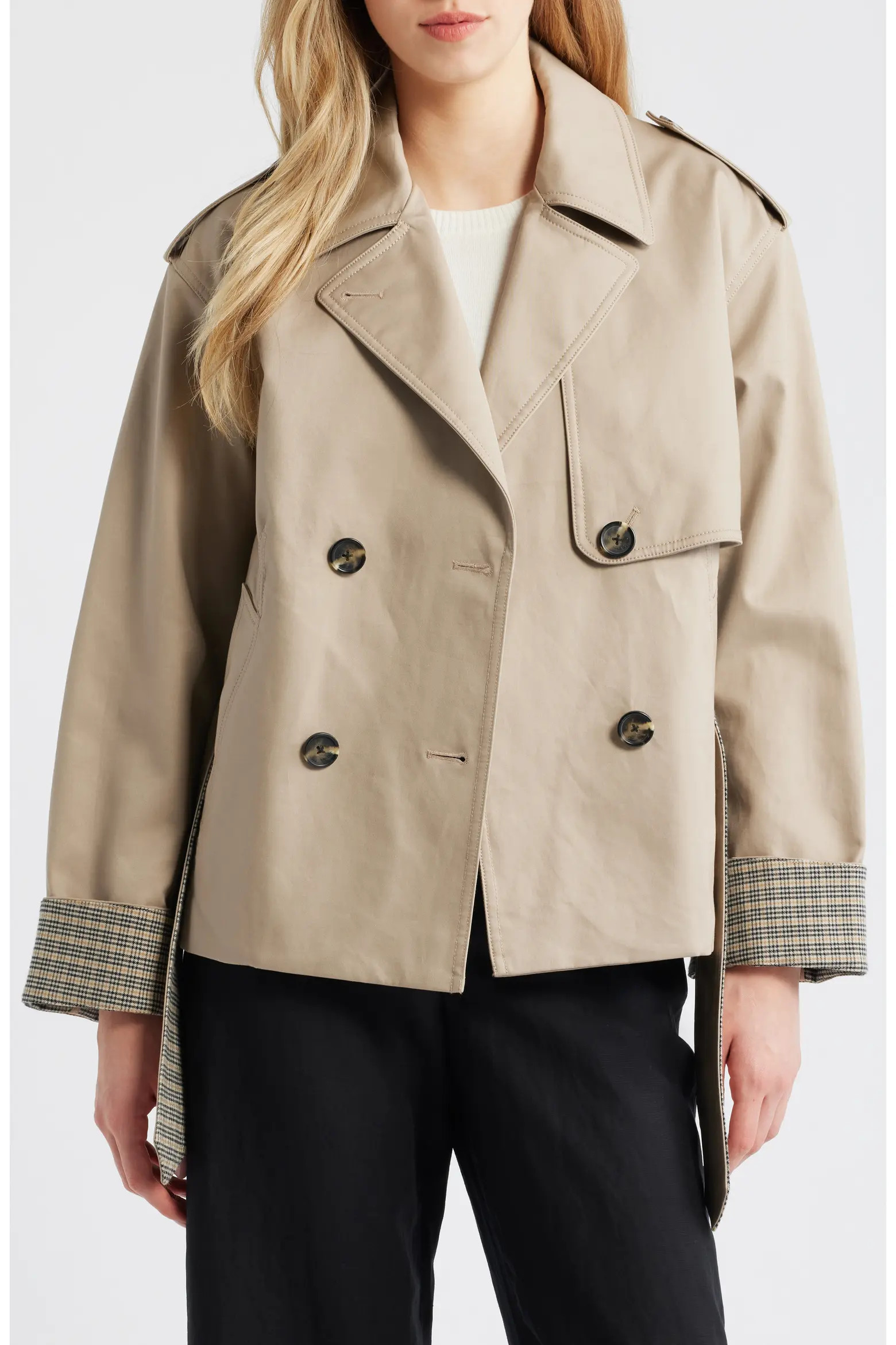 Bonnie Crop Trench Coat (Women) | Nordstrom | Nordstrom