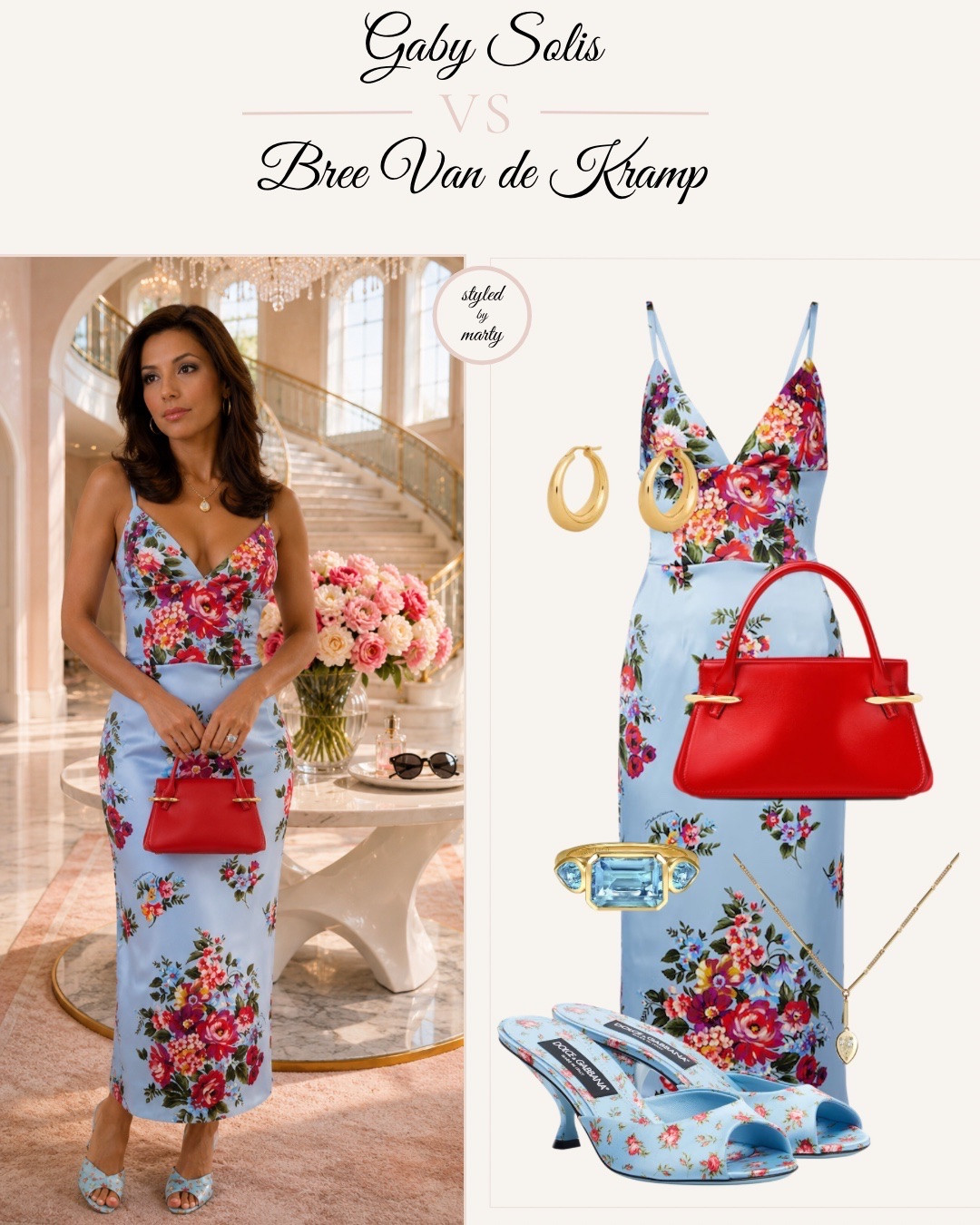 Gabrielle VS Bree✨💋

The queens of Wisteria Lane... but make it 2026🤍

Desperate houswives, desperate housewives outfits, gaby solis style, feminine outfit, feminine fashion, romantic style, elegant outfit, floral fashion, floral outfit, floral dress, midi dress, cocktail dress, summer dress, grandmillenial style, classy outfit, luxury fashion, summer bag, pumps

#LTKsummer #LTKstyletip #LTKdresses
