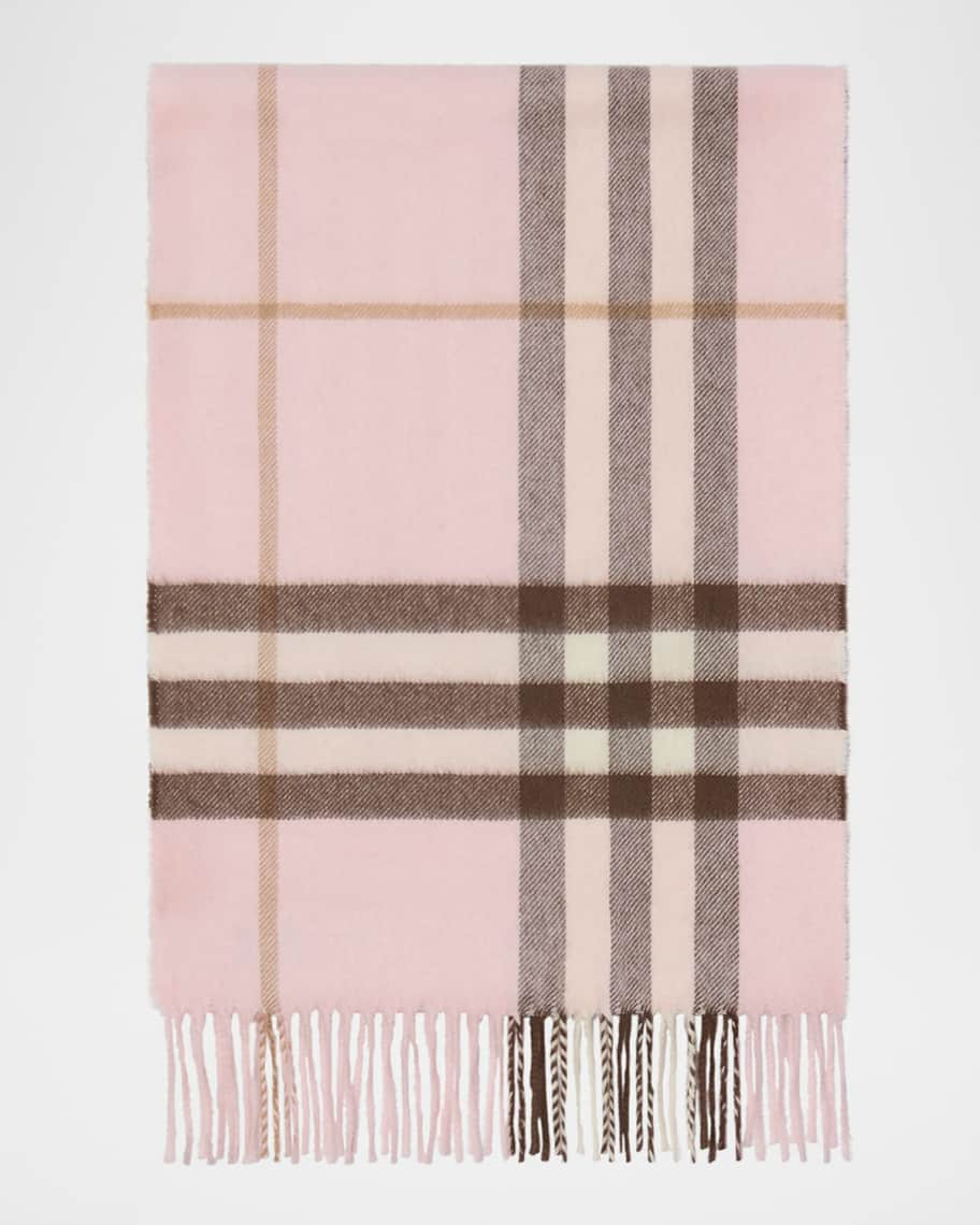 Cashmere Check Scarf | Neiman Marcus