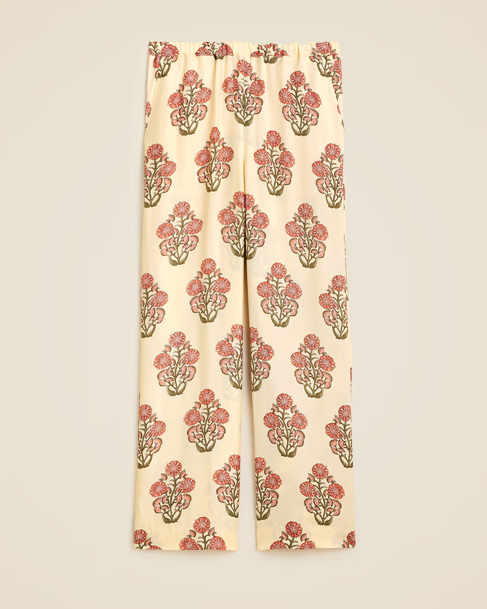 Camp-collar button-up shirt in block print | J. Crew US