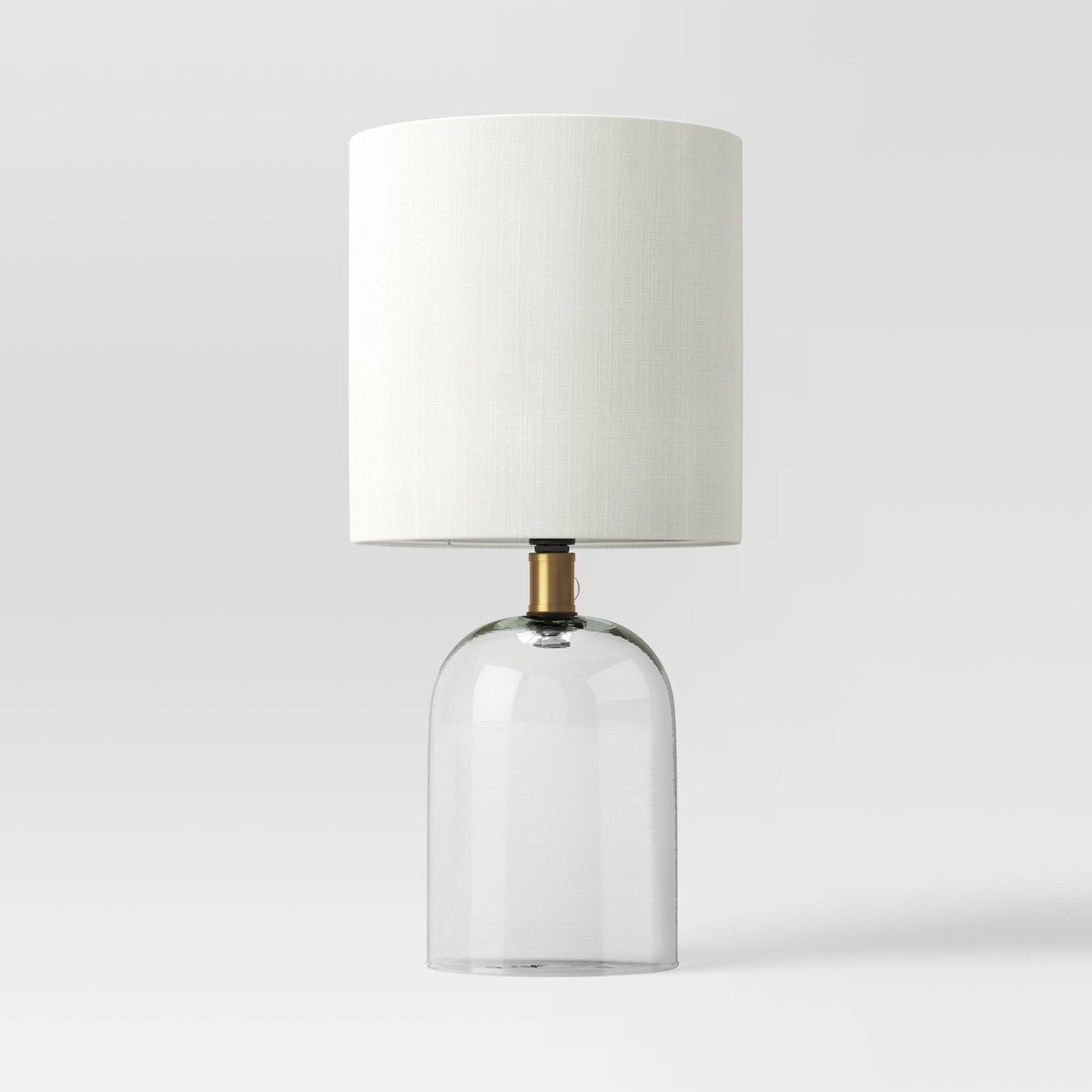 Glass Cylinder Mini Table Lamp with Open Base Clear - Threshold™ | Target