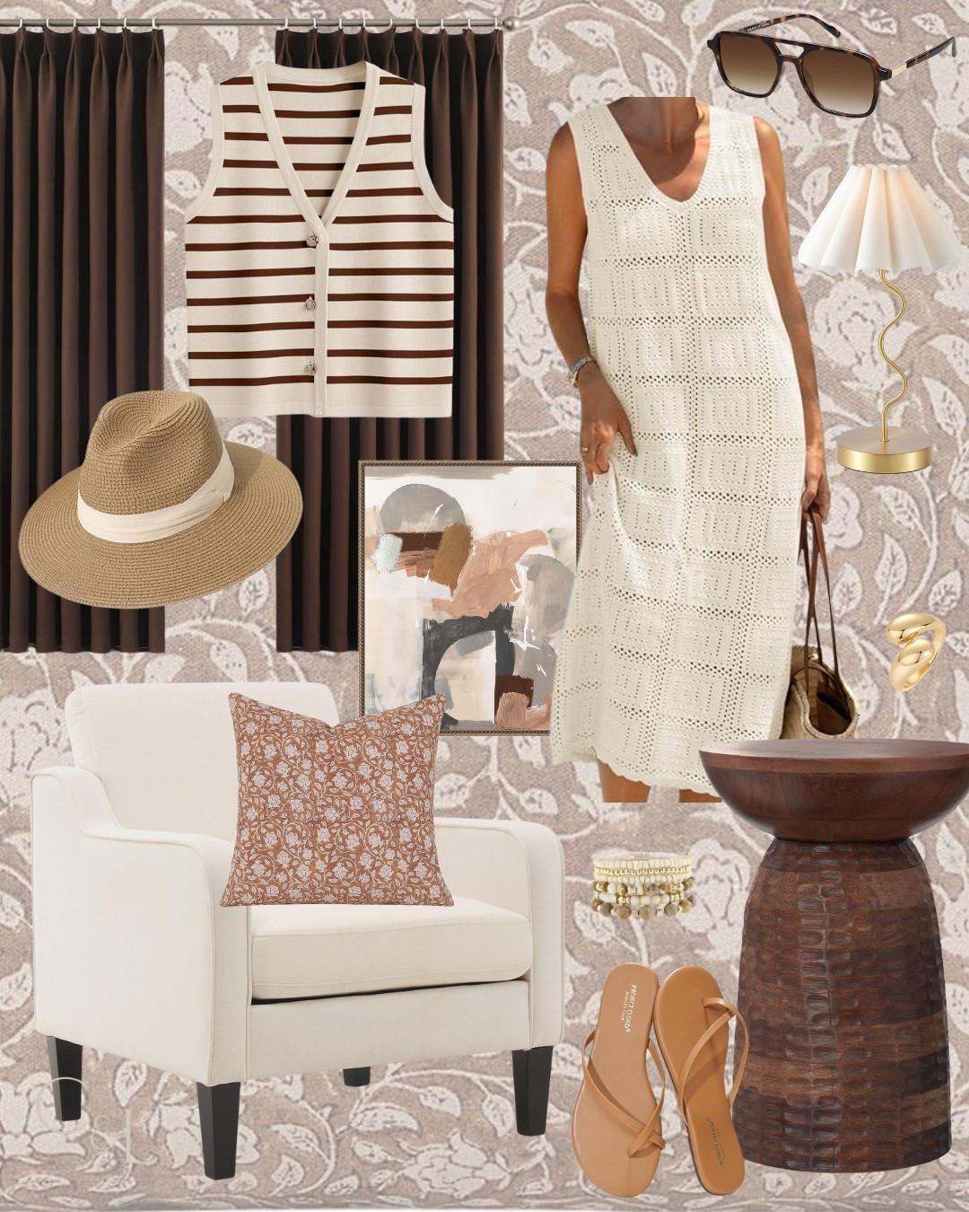 Amazon fashion and home finds I’m currently eyeing! Loving this neutral and darker tone aesthetic for not only clothing, but interior finds as well. 🏠

Amazon, Amazon home, Amazon fashion, Amazon finds, Amazon must haves, dress, fashion finds, spring fashion, framed art, end table, spring dresses, wall art, artwork, accent pillow, sun hat, beach cover up, travel style, wavy lamp, curtains, drapery panels, brown interiors, sunglasses, pillow covers, work wear, spring dresses, slides, sandals, accent chair, how to style a coffee table, bookcase decor, gold earrings, drop earring, jewelry, affordable fashion, budget friendly fashion, home finds, handbag, designer look for less, table lamp, lighting, designer look for less, budget friendly home decor, #amazon #amazonhome

#LTKHome #LTKStyleTip #LTKFindsUnder50