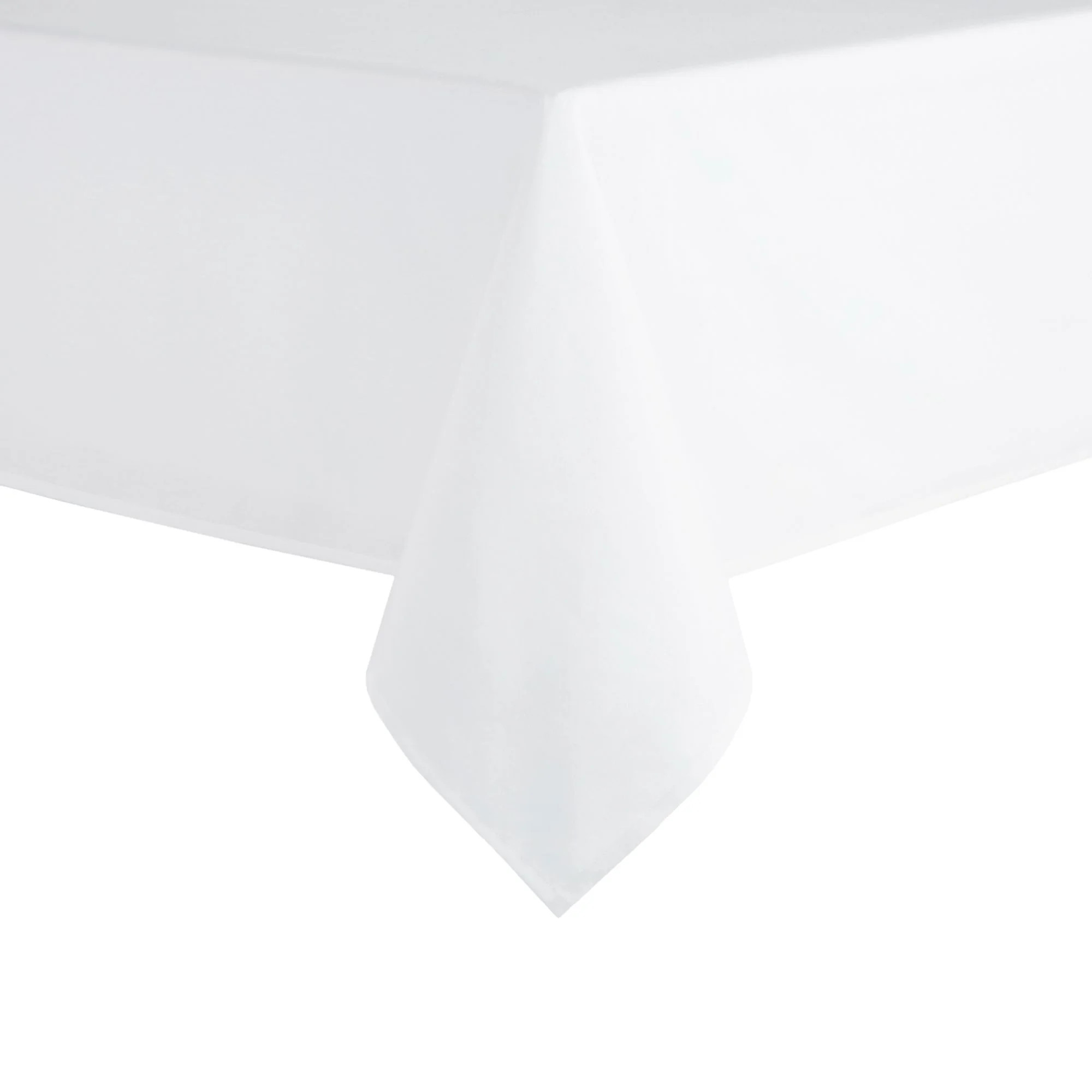 Mainstays Yale Fabric Tablecloth, White, 60"W x 102"L Rectangle | Walmart (US)
