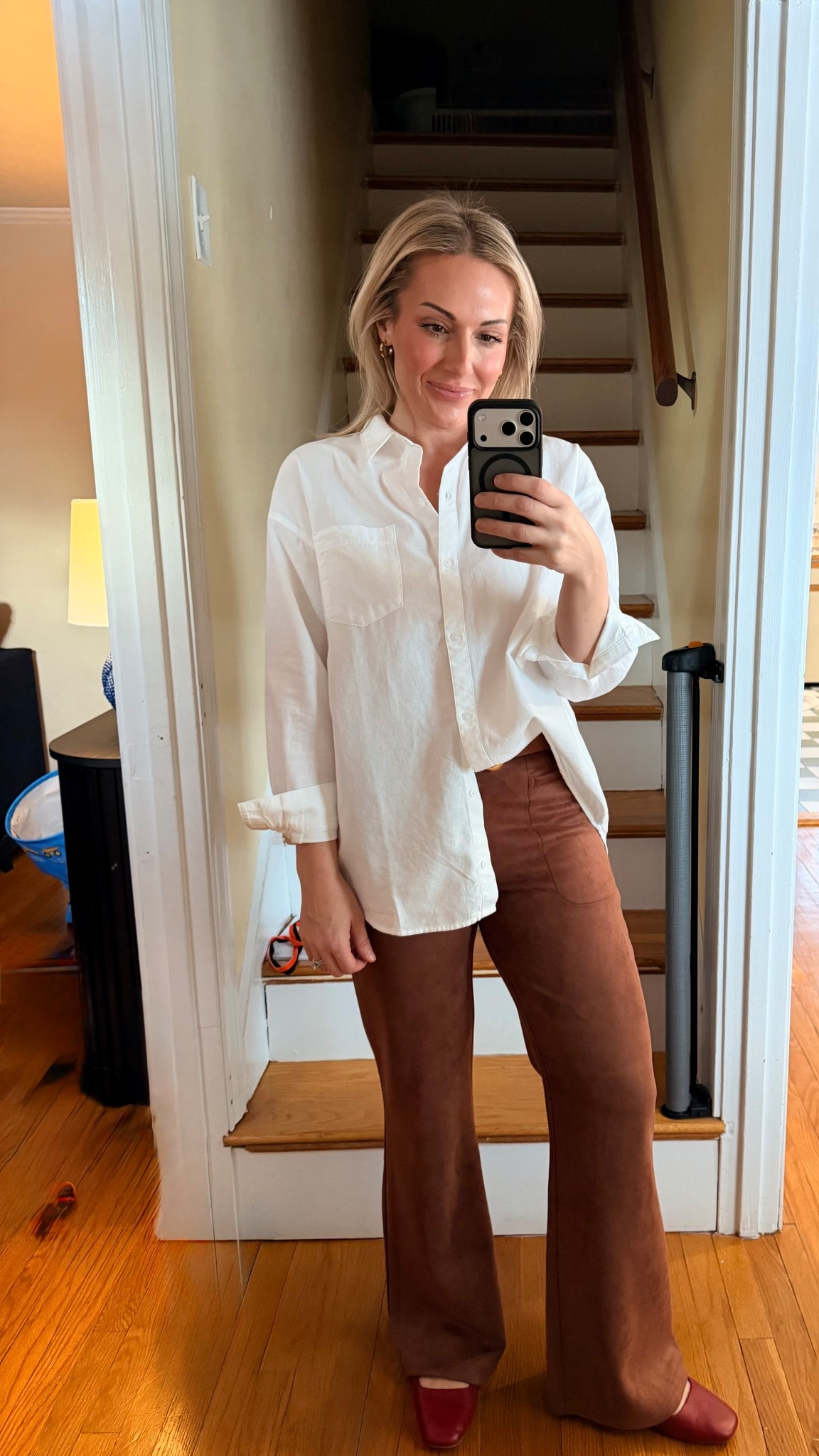 Loved this work outfit from last week - will be repeating with different bottoms all season long!

Pants are older via TJ Maxx but will find similar🫡

#LTKootd #LTKSaleAlert
