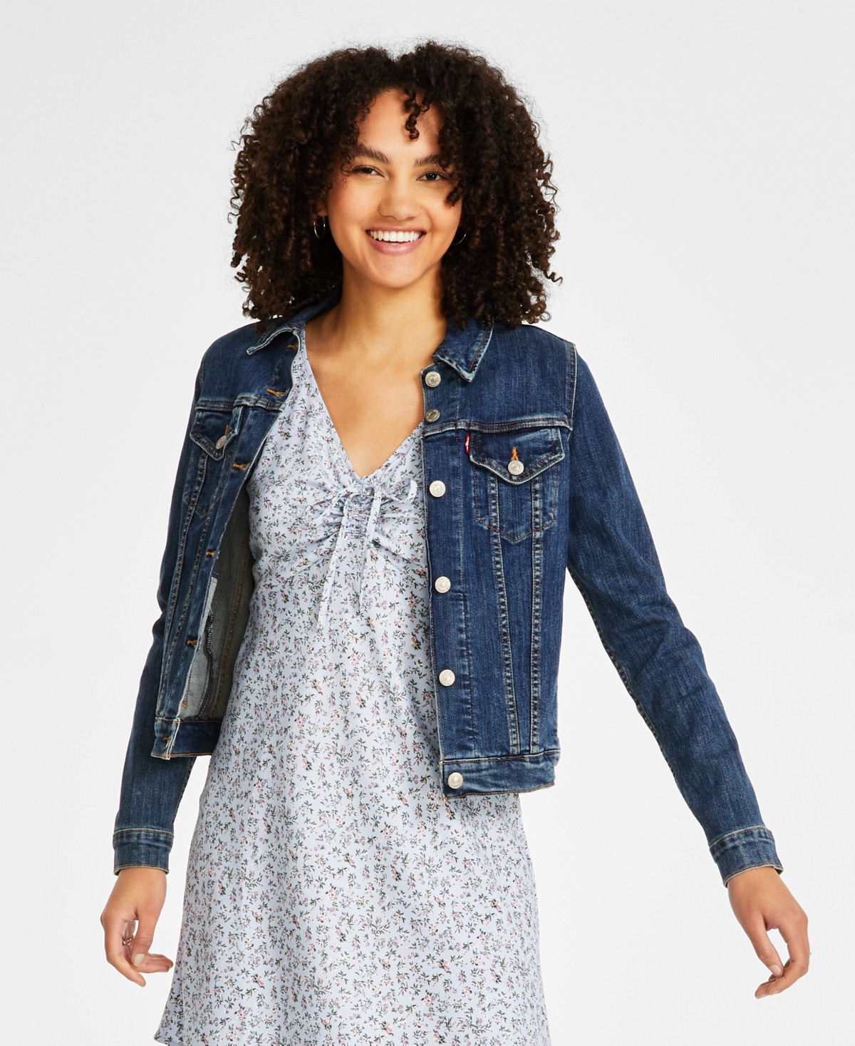 Levi's Women's Original Cotton Denim Trucker Jacket - Sweet Jane | Macy's