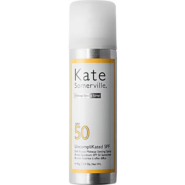 Kate Somerville UncompliKated SPF Soft Focus Makeup Setting Spray Broad Spectrum SPF 50 Sunscreen... | Ulta