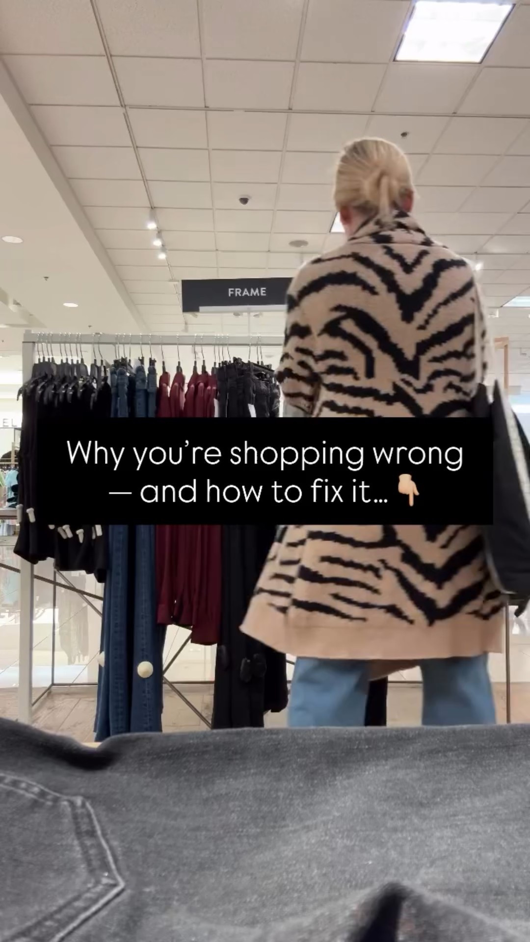 Ever feel like shopping is more stressful than it needs to be? 😅 Here’s the thing: most people approach shopping backwards.

Instead of wandering aimlessly and buying what looks good, try this:
✅ Start with a plan (what’s missing from your wardrobe?)
✅ Stick to pieces that fit your style and lifestyle
✅ Always prioritize fit over trends

In this fitting room, I’ve set up curated options for a client based on their needs—and the result? Stress-free shopping that works. 🛍️

Do you struggle with shopping, or do you have it down? Let’s chat in the comments! ⬇️