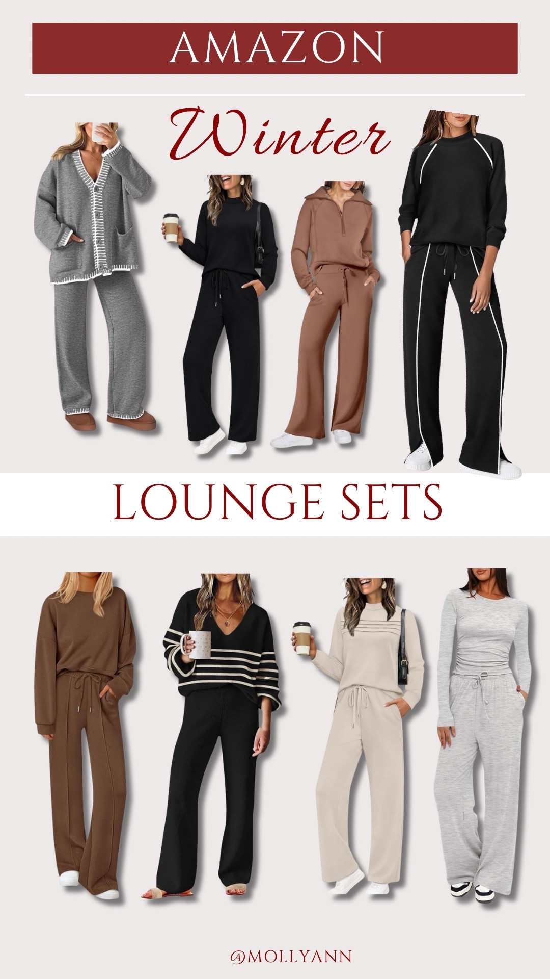 Favorite winter lounge sets from Amazon! 

#LTKootd