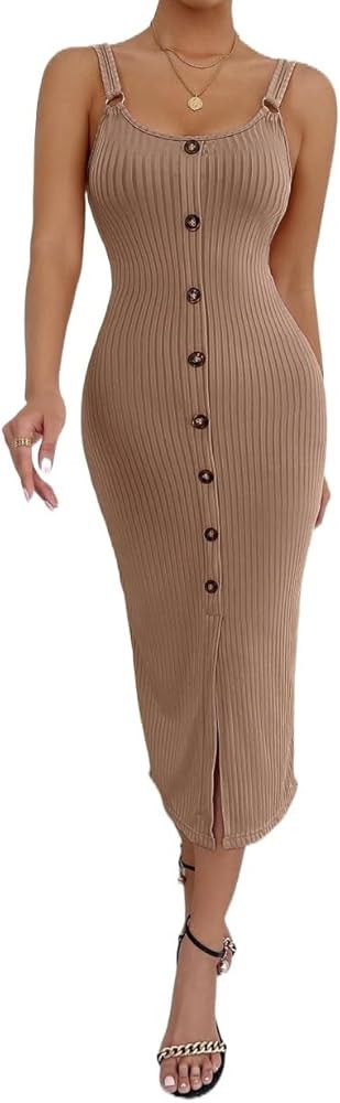 2023New 2023 Slim Fit Knitted Split One Step Dress | Amazon (US)