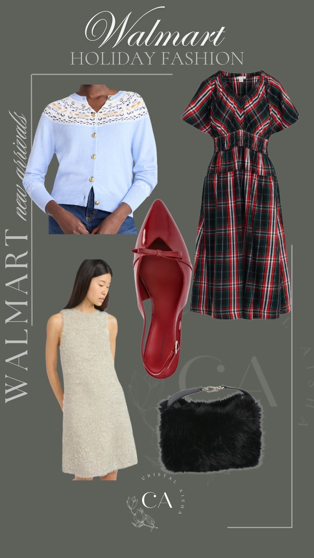 Walmart holiday fashion finds!

#ltkseasonal #ltkfindsunder100 #ltkfindsunder50