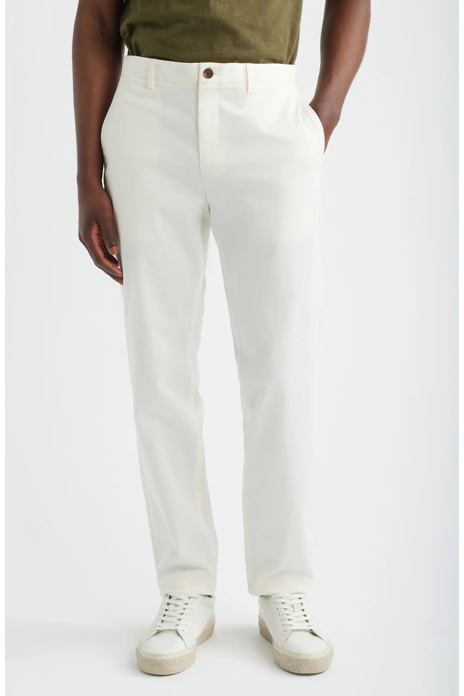 Zaine Slim Chino in Moonsoft Cotton Blend Trousers (Men) | Nordstrom | Nordstrom