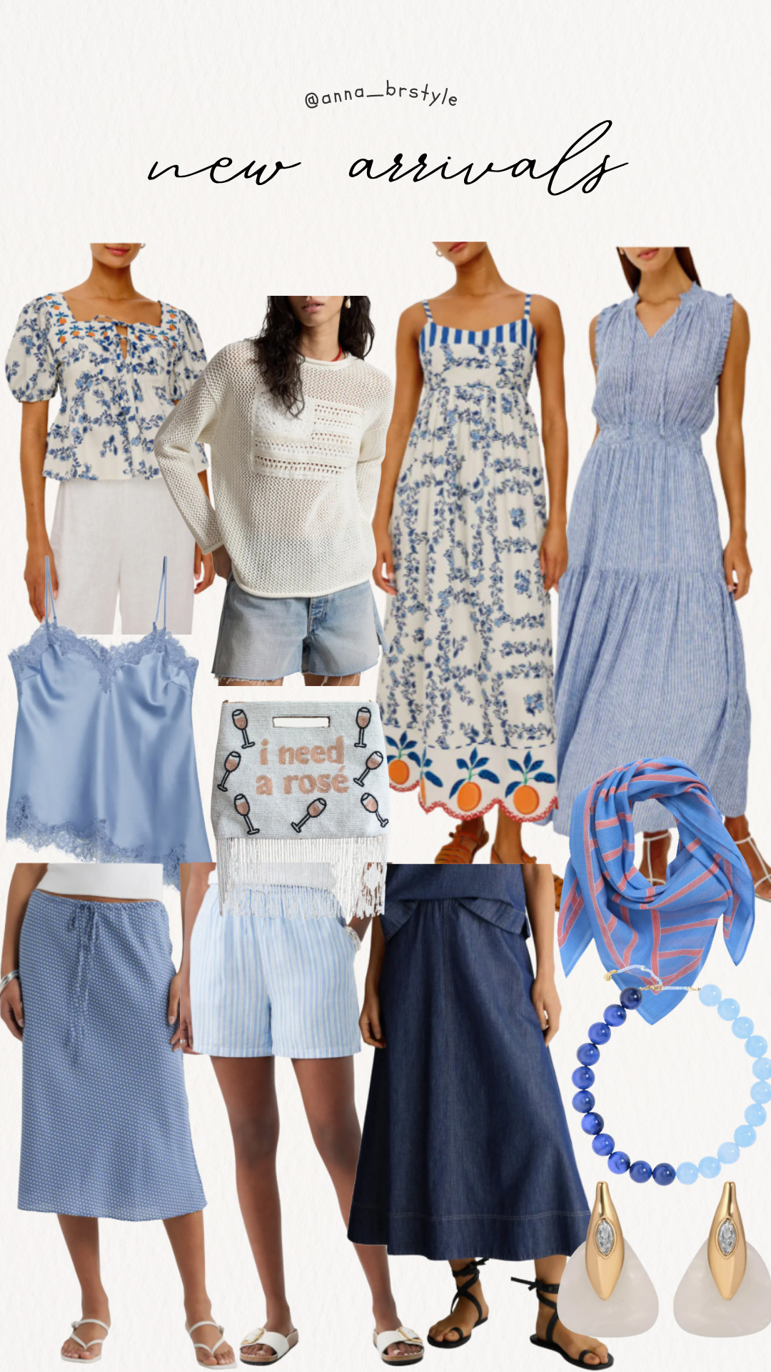 Summer fashion from Nordstrom, blue and white outfits, summer vacation style, resort wear, coastal chic, feminine fashion, summer dresses, vacation essentials, casual summer outfits, European summer style, annabrstyle 

 #LTKOver40