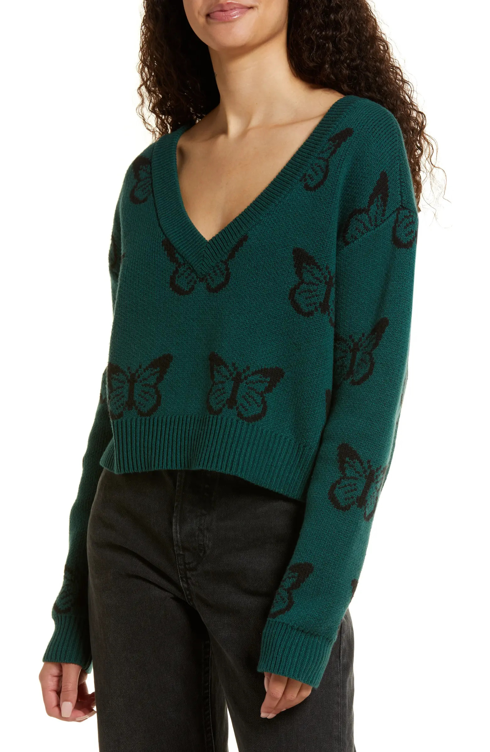 PacSun Intarsia V-Neck Sweater | Nordstrom | Nordstrom