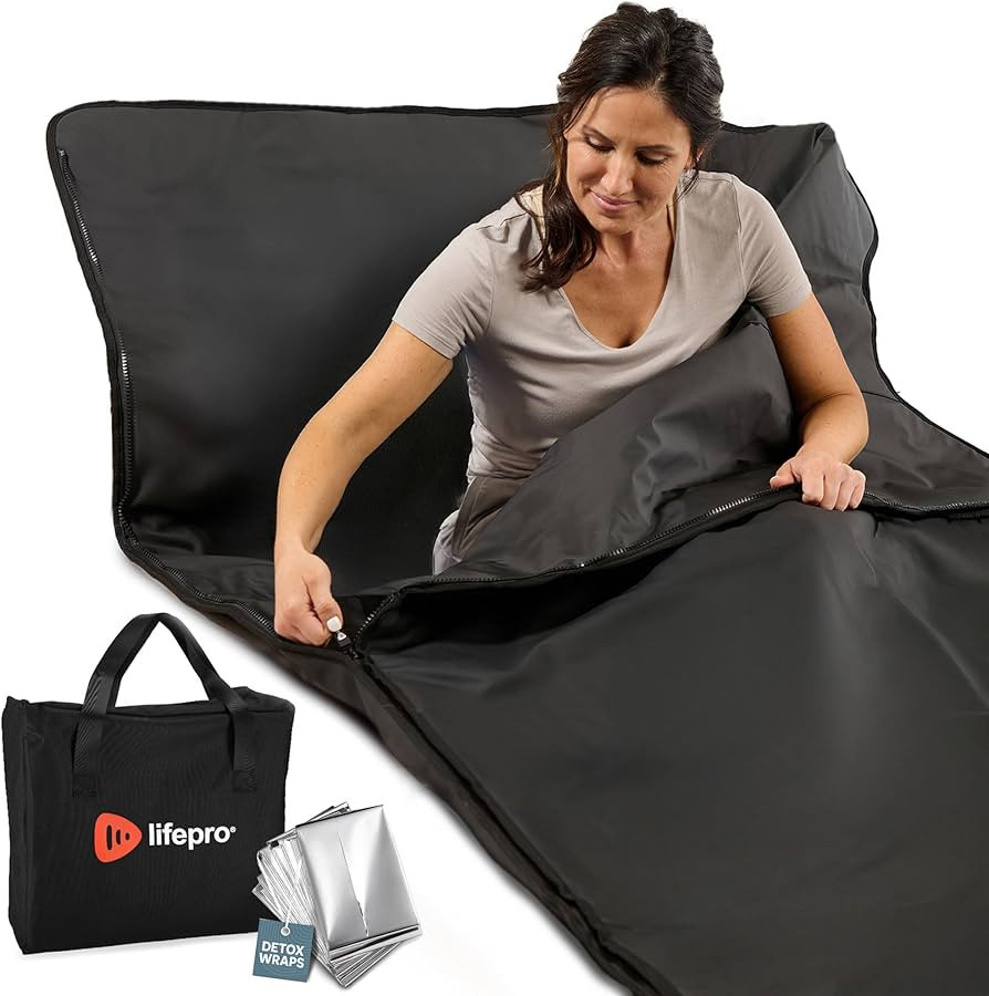 Lifepro RejuvaWrap Infrared Sauna Blanket for Detox & Relaxation \u2013 Low EMF Carbon Fiber Heat... | Amazon (US)