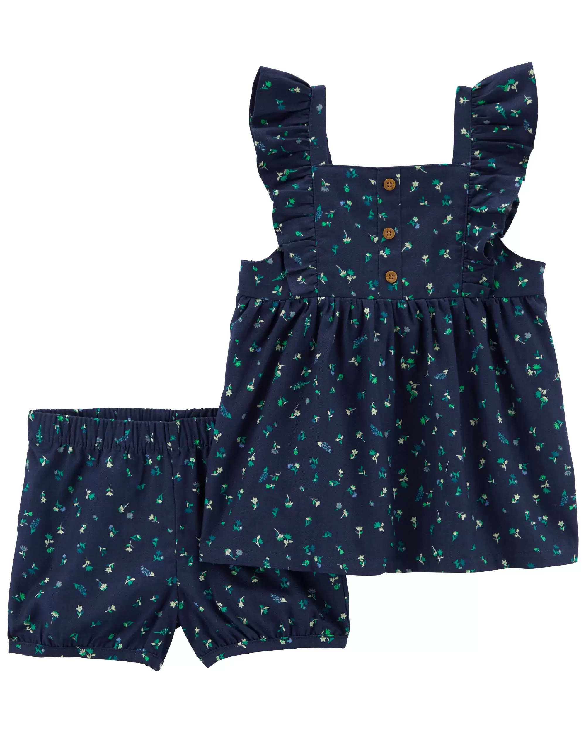 Toddler 2-Piece Floral Tank & Short Set | Carter's