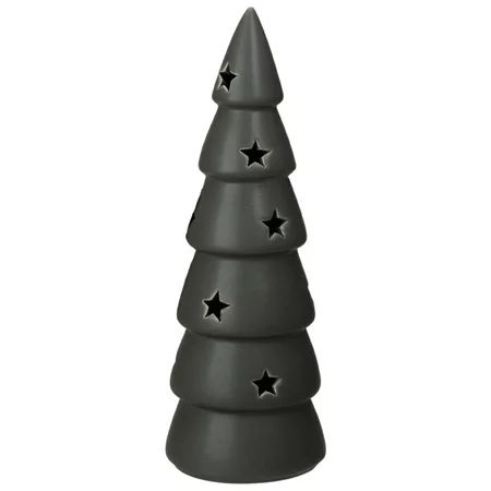 Northlight White Prelit Incandescent Gray Decorated Triangular Christmas Tree 9 | Walmart (US)