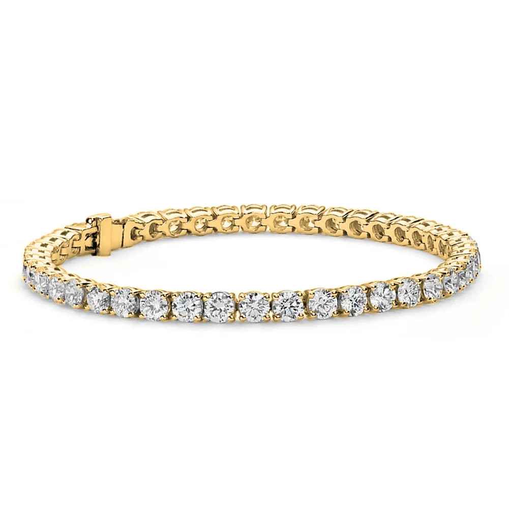 Cate & Chloe Olivia 18k Tennis Bracelet, Womens 18k Yellow Gold Plated Tennis Bracelet w/Cubic Zi... | Walmart (US)