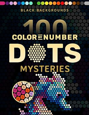 100 Color by Number Dots Mysteries: A Dot Coloring Book For Adults Relaxation and Wonder – Colo... | Amazon (US)