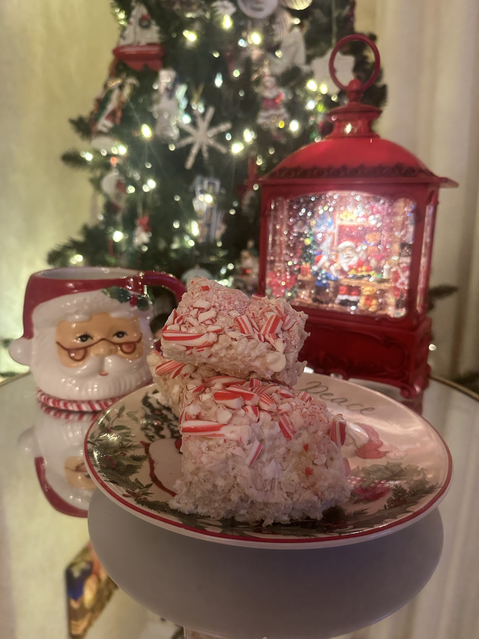 Rice krispies with a holiday twist. Such a simple and easy recipe where I added crushed candy canes for that peppermint twist. 

#LTKfoodie #LTKHoliday #LTKHome