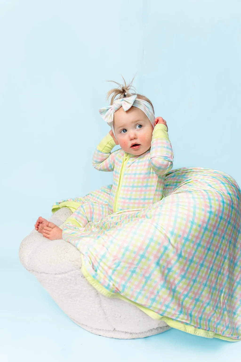 SPRING GINGHAM DREAM ROMPER | Dream Big Little Co.