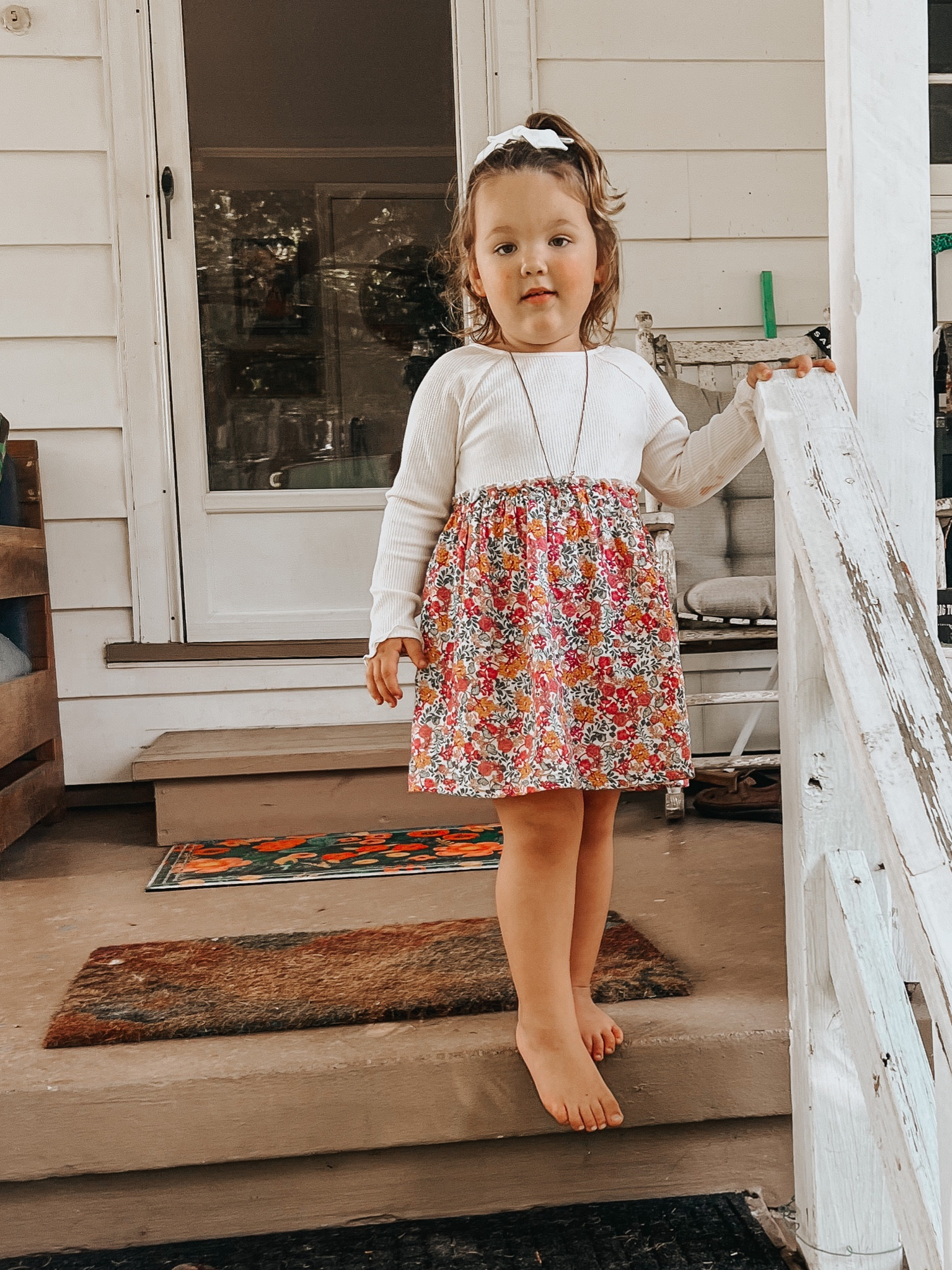 Old navy / toddler old navy / toddler fall / fall dress / long sleeve dress / floral dress / toddler fall clothes / toddler outfit 

#LTKkids #LTKsalealert #LTKSeasonal