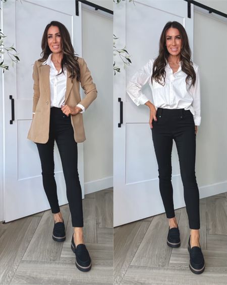 Affordable workwear options to take you from office to outside the office...slouchy blazer sz small, tank xs, stretch plaid pants sz xs, loafers tts 



#LTKworkwear #LTKstyletip #LTKSeasonal