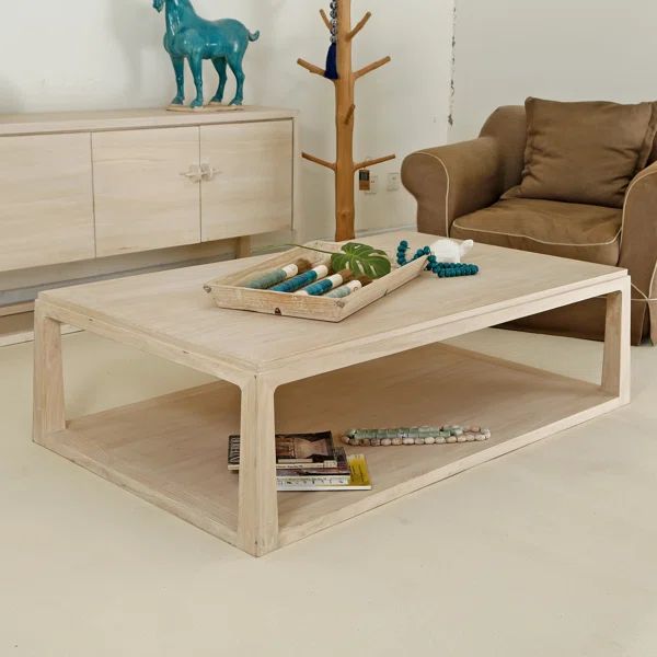 Casa Solid Wood Frame Coffee Table | Wayfair Professional