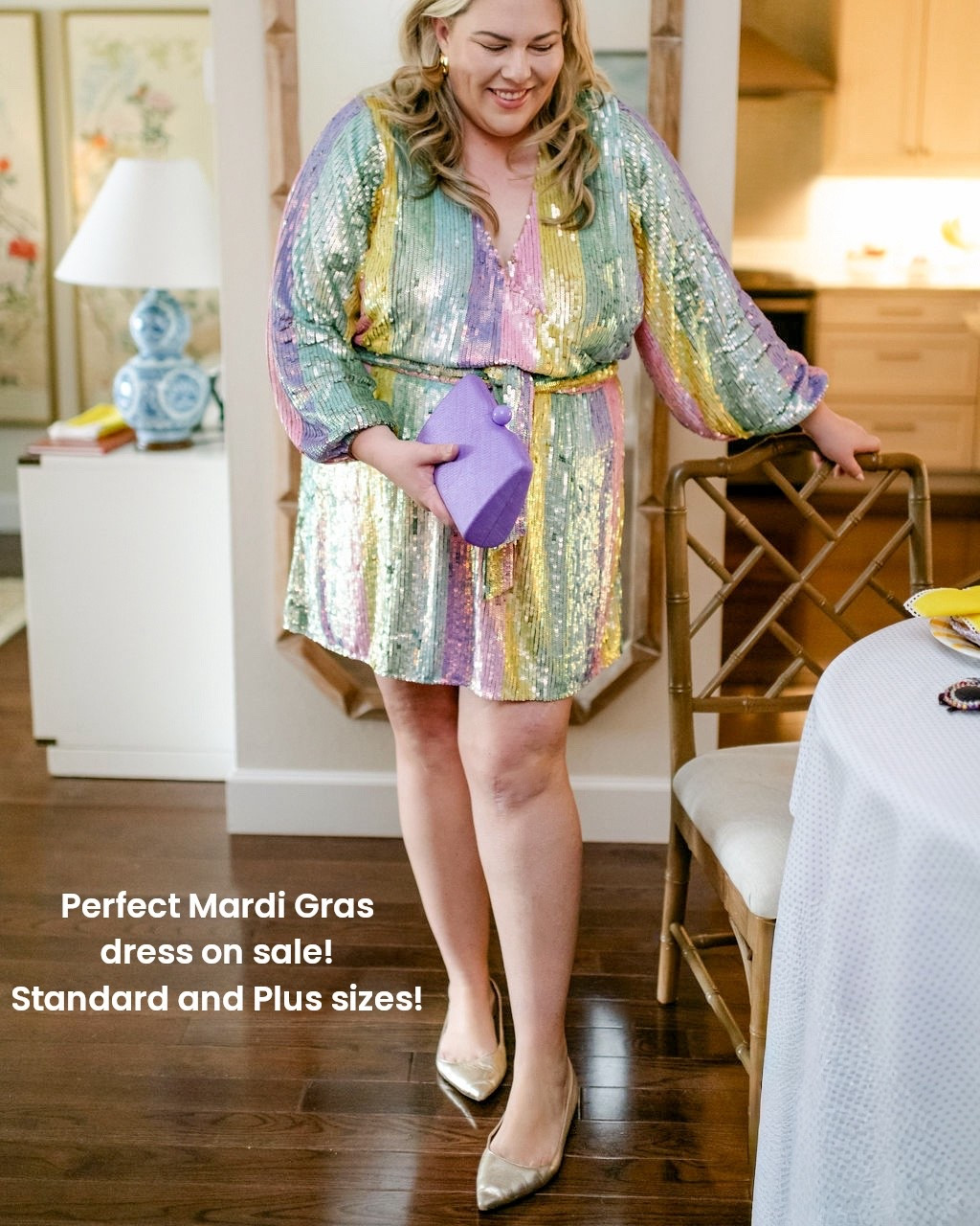Shop this perfect Mardi Gras dress on sale! Standard and plus sizes! 

#LTKSeasonal #LTKPlusSize #LTKSaleAlert
