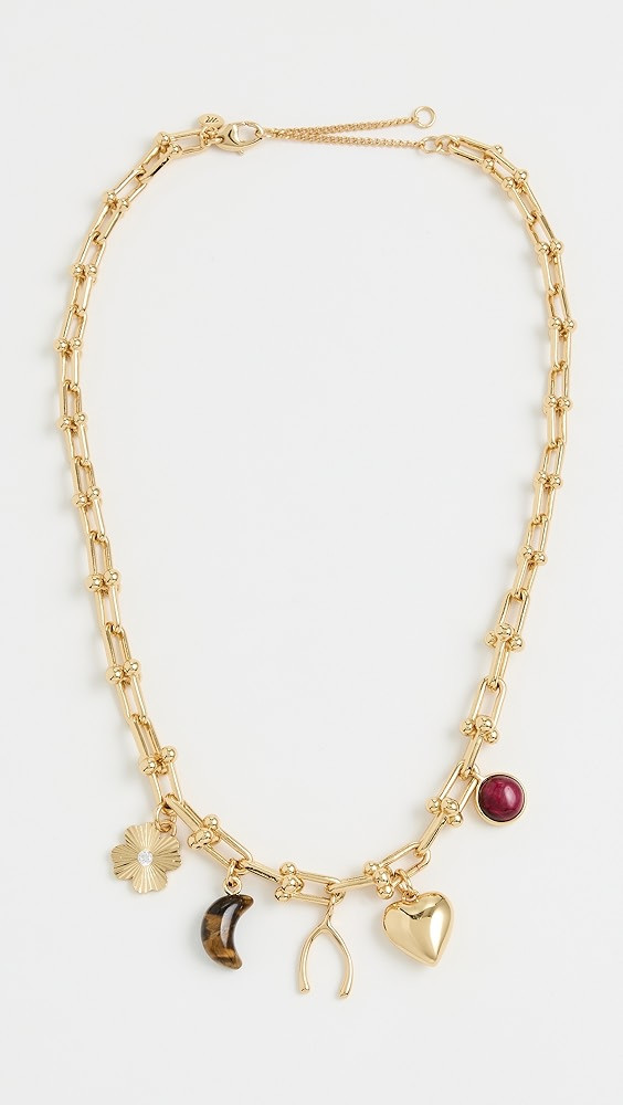 Wishbone Charm Necklace | Shopbop