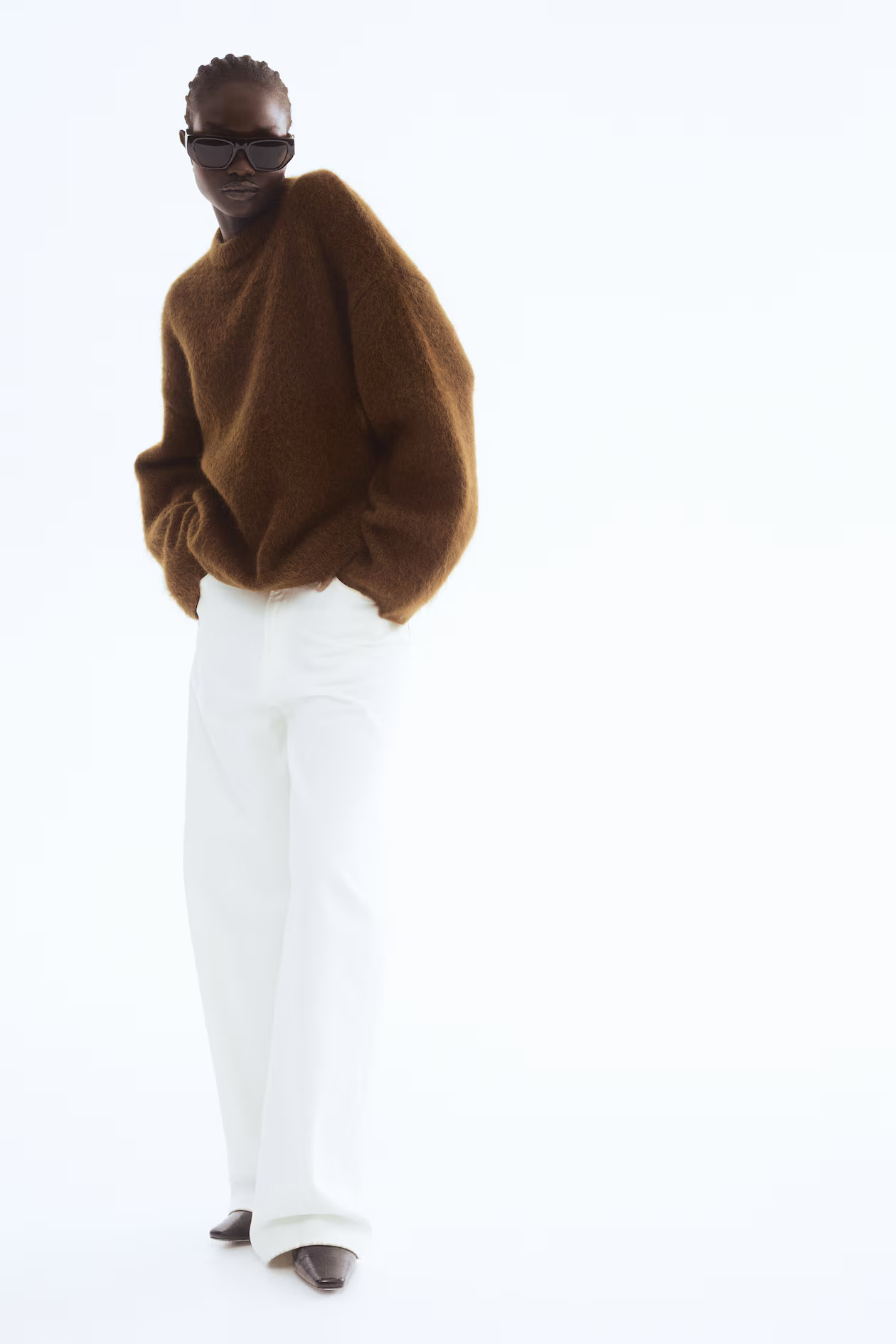 Oversized mohair-blend jumper | H&M (UK, MY, IN, SG, PH, TW, HK)