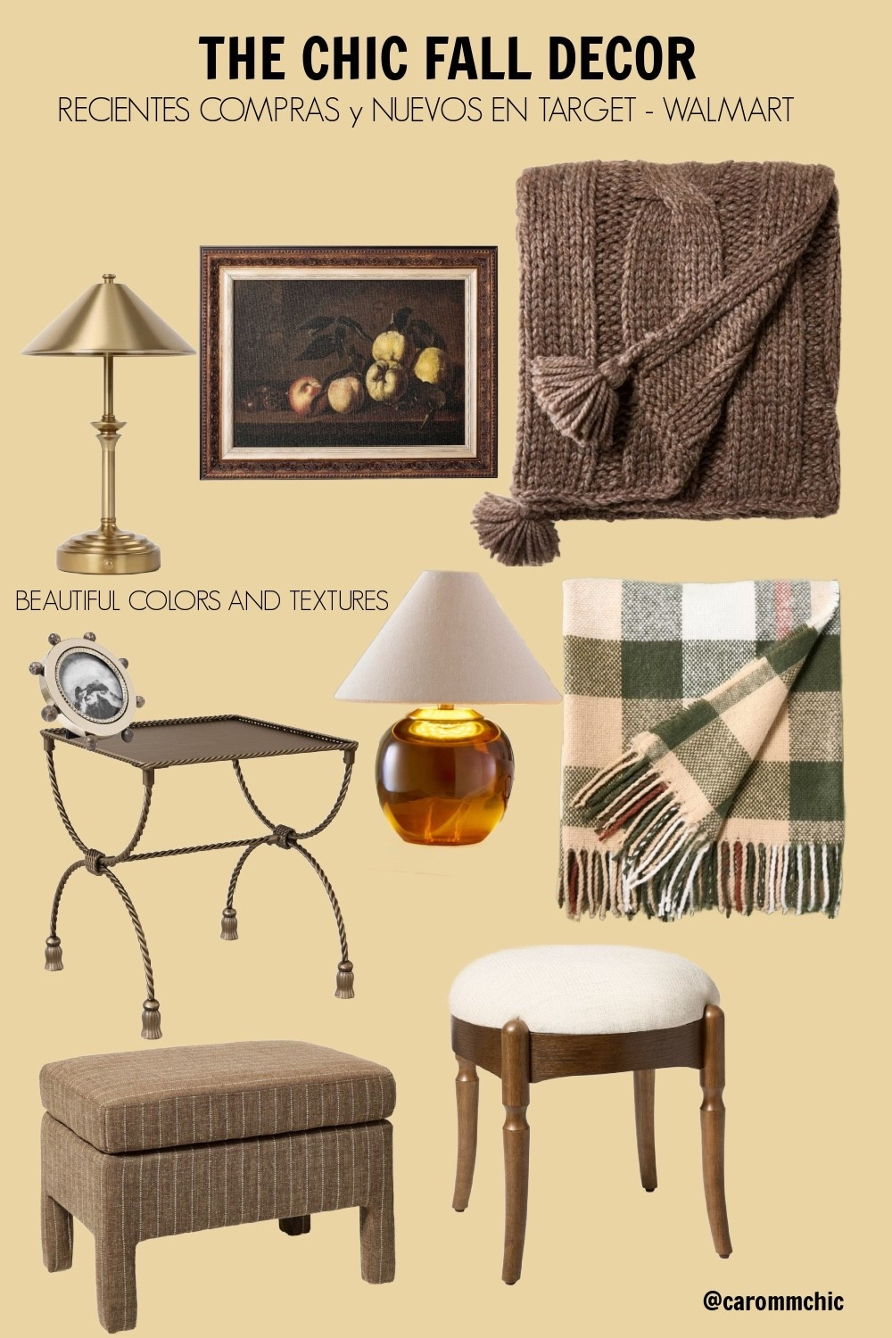 Estoy enfocada a un OTOÑO CHIC sin mucho gastos! AMO ESTOS NUEVOS EN TARGET y la lamparita en ámbar de WALMART. 
ALL THE autumns vibes right now I’m loving ! 🍂
.

#LTKSeasonal #LTKHome