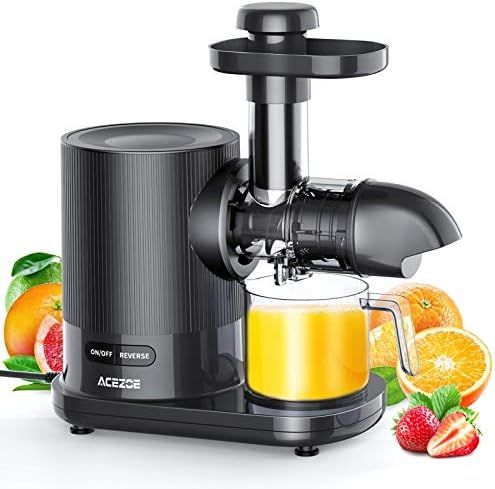 Juicer Machines, Acezoe Slow Masticating Juicer Extractor Easy to Clean, Quiet Motor, Reverse Fun... | Amazon (US)