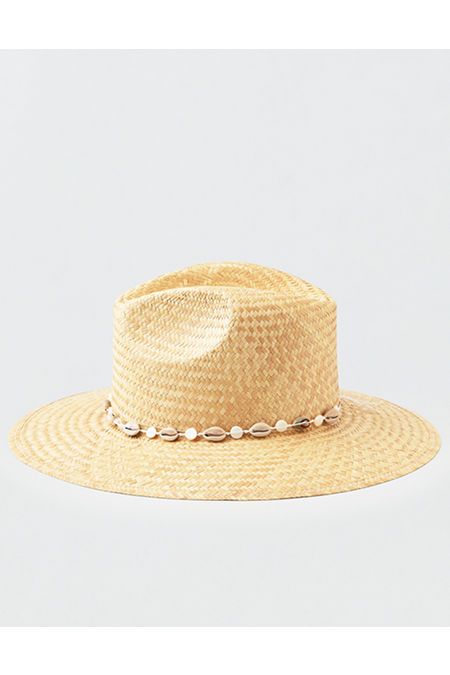 San Diego Hat Co. Shell Trim Panama Hat | American Eagle Outfitters (US & CA)