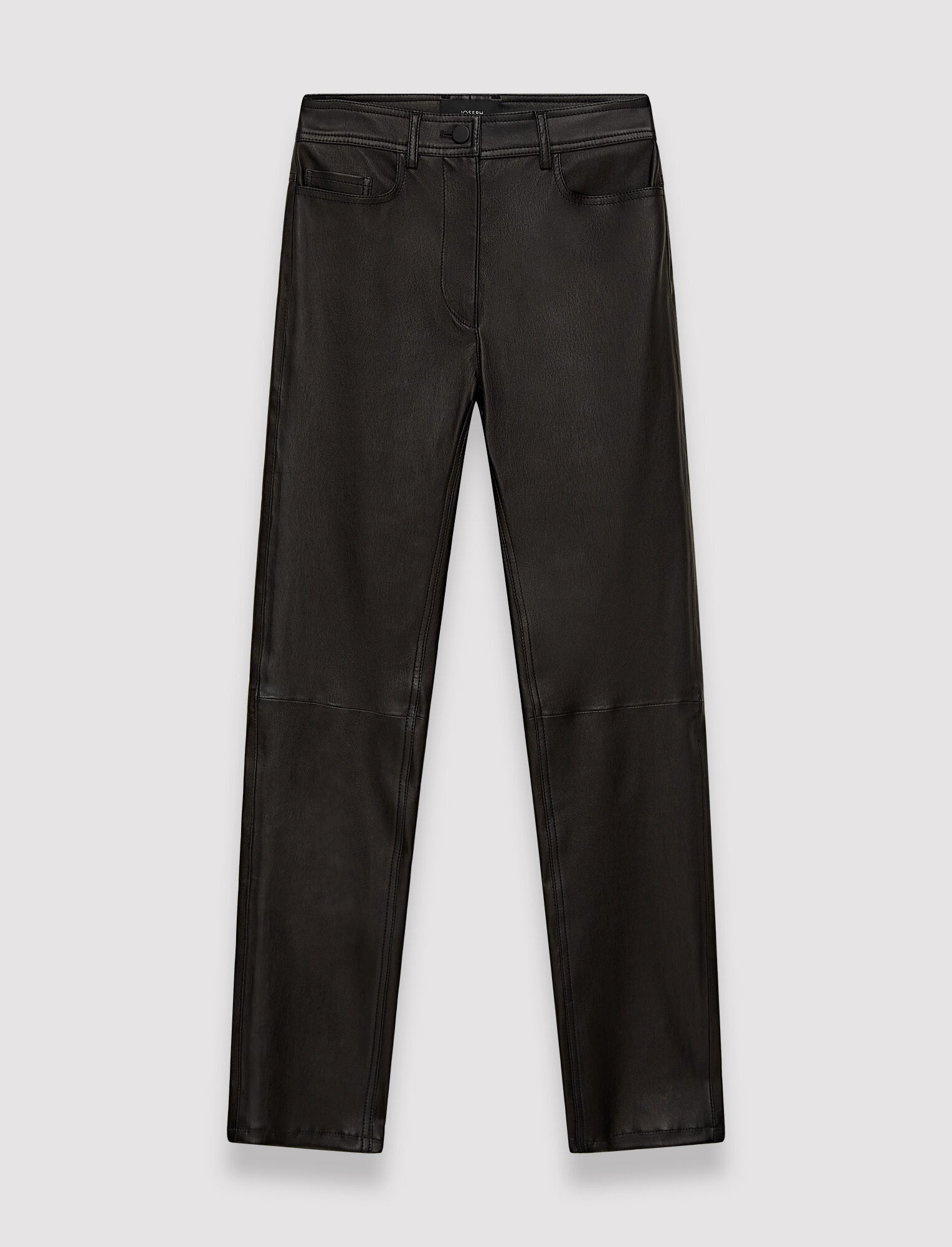 Leather Stretch Teddy Trousers | Joseph