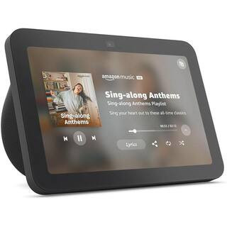 Echo Show 8 (3rd Gen, 2023 release) 8 in. HD Smart Display with Spatial Audio, Smart Home Hub, and Alexa (Charcoal) | The Home Depot