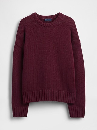 100% Cotton Relaxed Sweater | Gap (US)