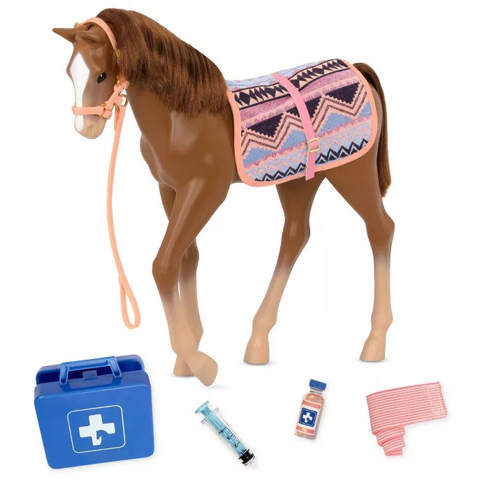 Our Generation Chestnut Foal Horse Accessory for 18" Dolls | Target