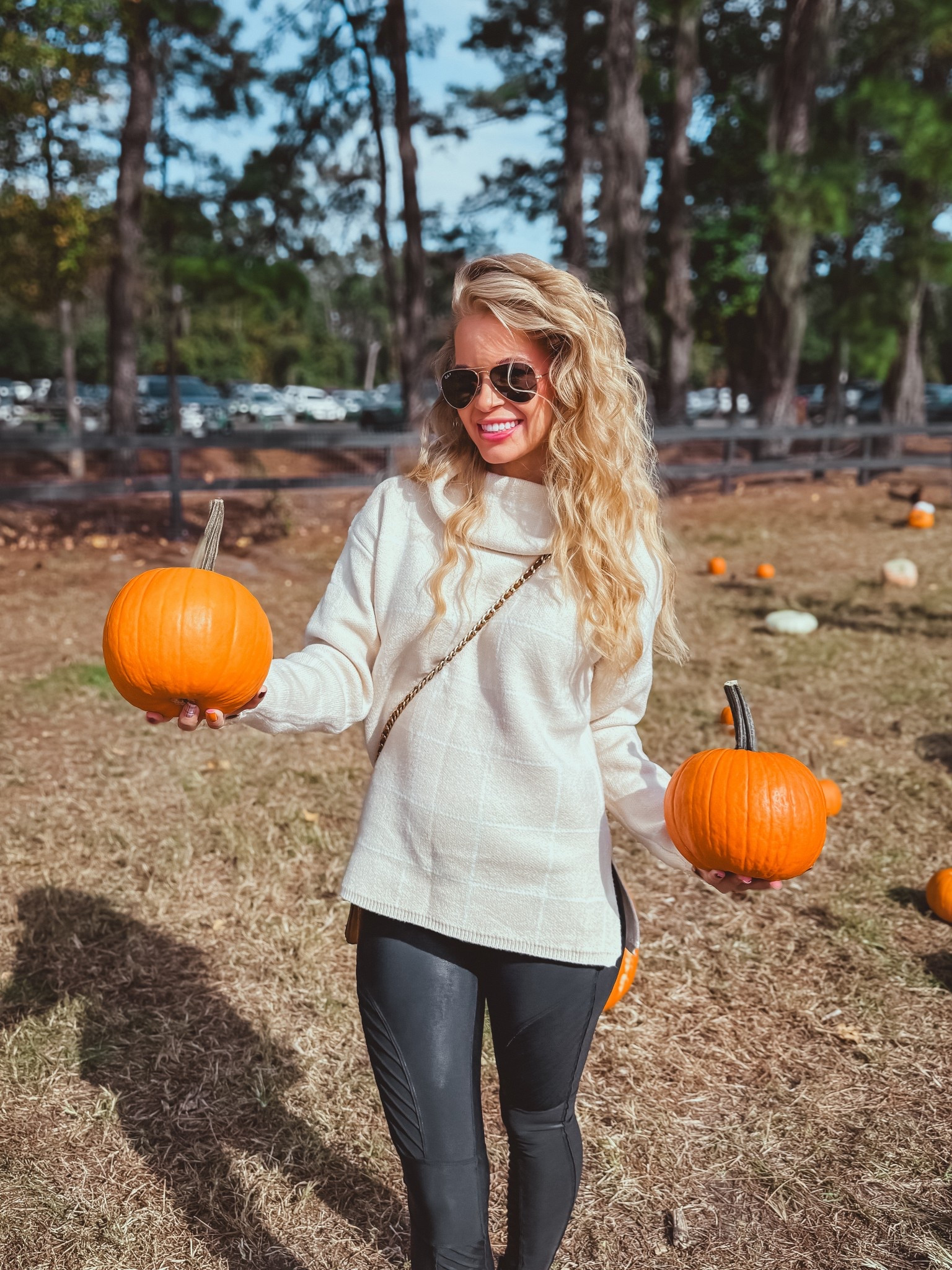 Fall fashion 
Thanksgiving outfit inspo 
High neck sweater
Black leather pants 
Pumpkin patch 
Petite fashion 
Amazon fashion 
Spanx leggings 

#LTKFindsUnder100 #LTKPetite #LTKFindsUnder50