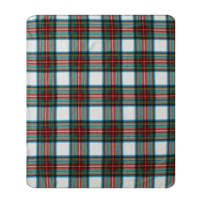 Mainstays Tartan Plaid Fleece Throw Blanket 50" x 60" | Walmart (US)