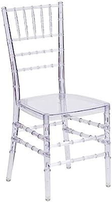 Flash Furniture Flash Elegance Crystal Ice Stacking Chiavari Chair | Amazon (US)