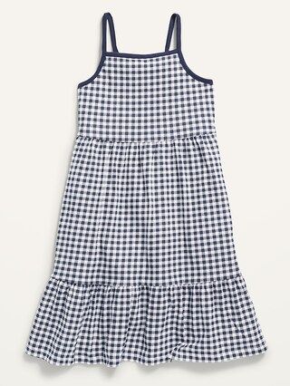 Printed Jersey-Knit Fit &#x26; Flare Cami Dress for Girls | Old Navy (US)
