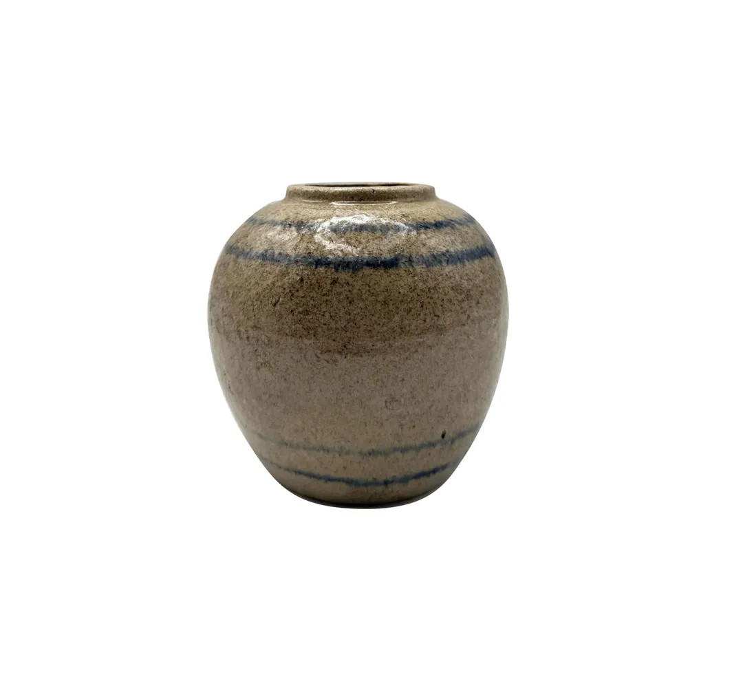 Antique Chinese Stoneware Ginger Jar | Etsy (US)
