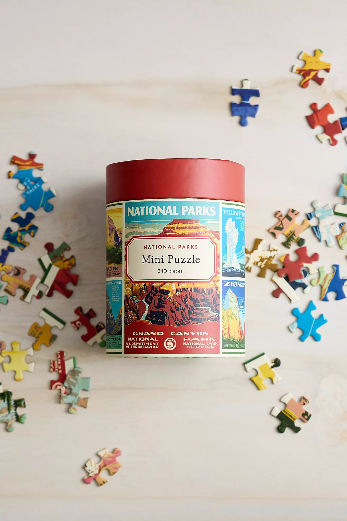 Vintage National Parks Mini Puzzle | Terrain
