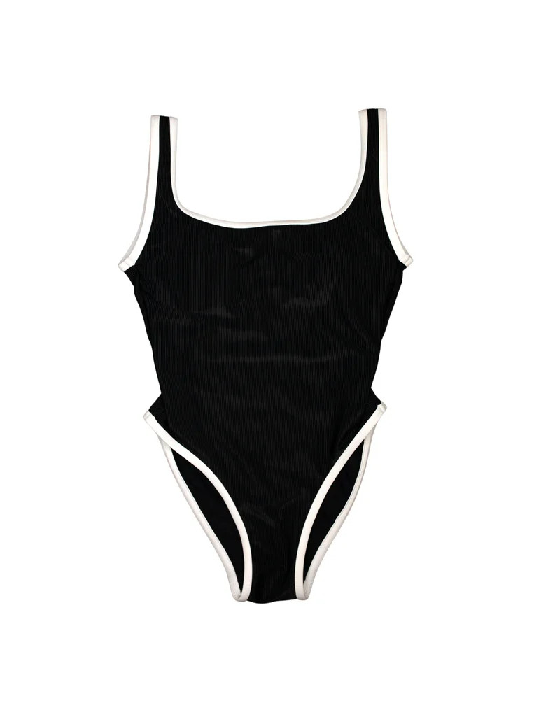 Ocean Isle One Piece- Black | LainSnow
