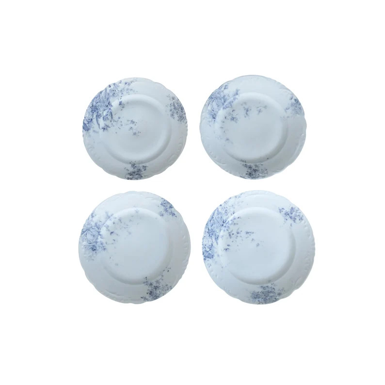 Vintage Blue Floral White Ironstone Wavy Edge Plate Platter | Etsy | Etsy (US)