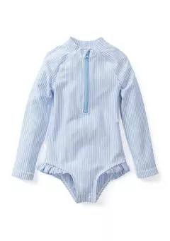 Crown & Ivy™ Toddler Girls Seersucker Stripe Rashguard | Belk